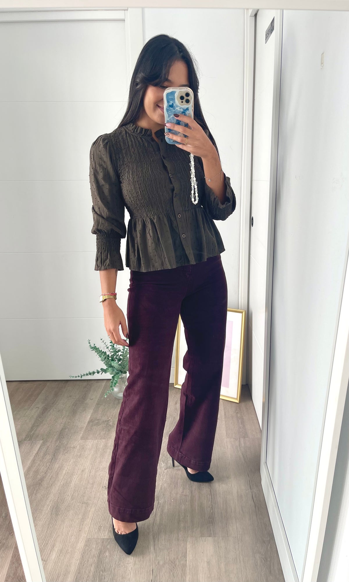 Blusa Inma Marron