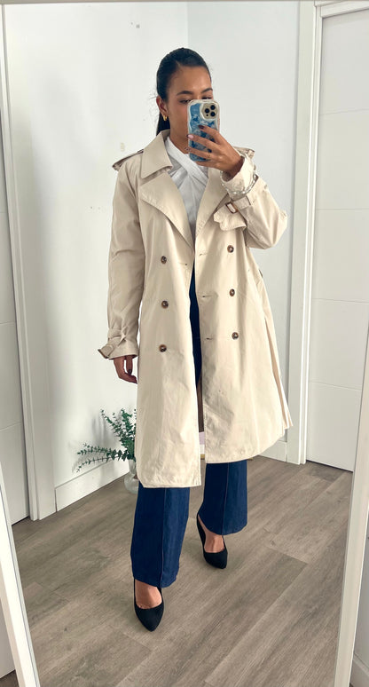 Gabardina Crema