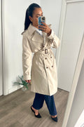 Gabardina Crema